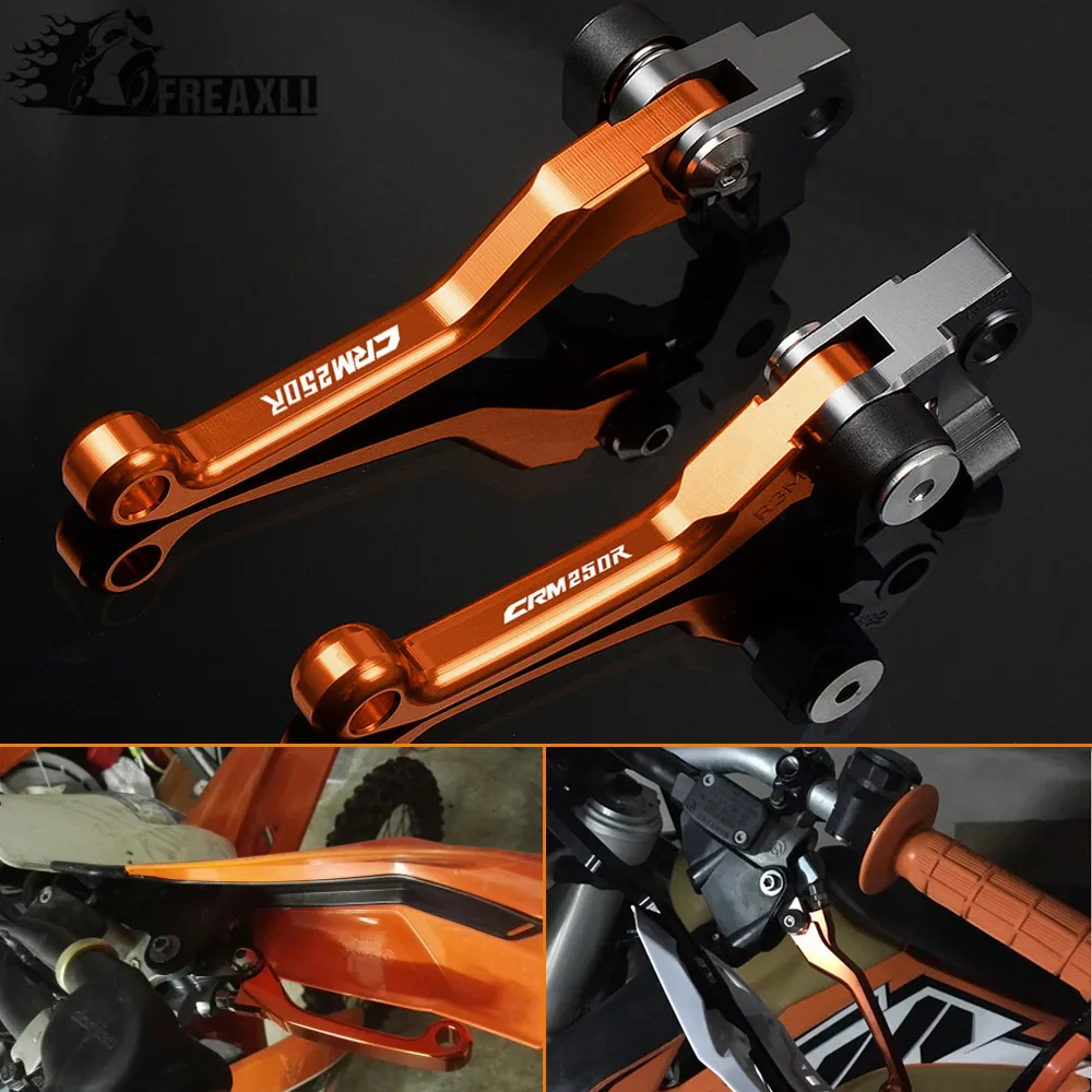 Мотоцикл Pivot Dirt bike тормозные рычаги сцепления мотоцикл печать для Honda CRM250R CRM 250R 250 R