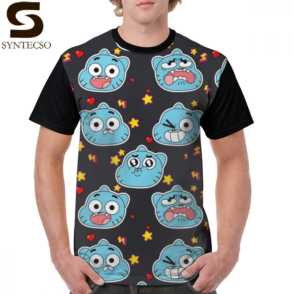 Футболка Gumball с рисунком удивительного мира футболка жевательного мяча