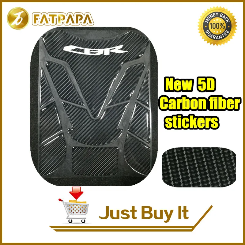 Новый мотоцикл велосипед Танк 5d четырехмерные наклейки из углеродного волокна