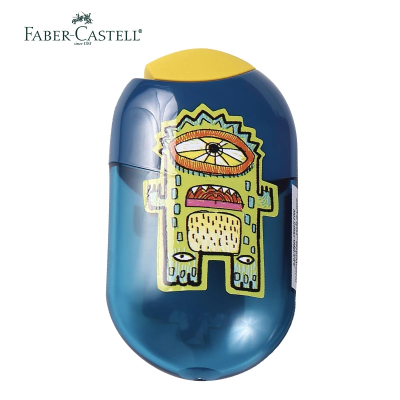 Faber Castell симпатичный карандаш Точилки узор с двойным отверстием Милая точилка для Графитовые карандаши Цветные карандаши школьные канцелярские принадлежности