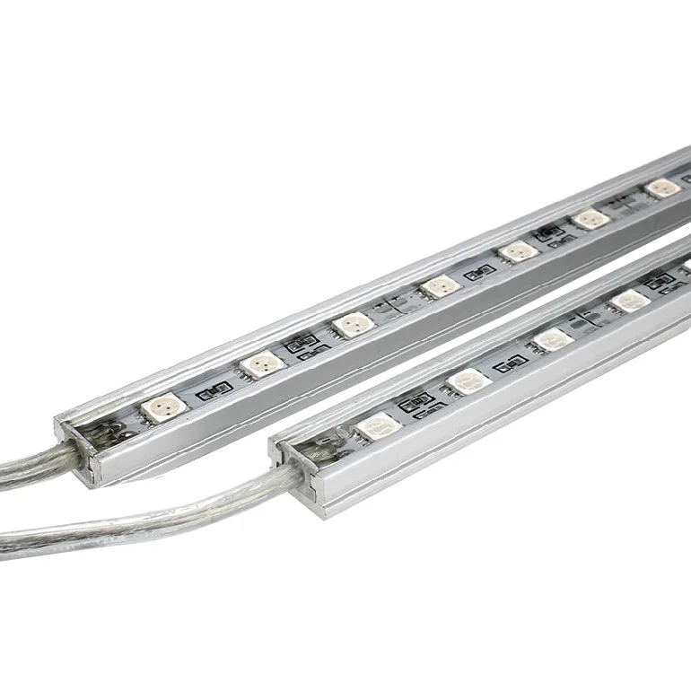 5X 30 LED RGB Изменение цвета SMD 5050 полоса гриль огни Бар паз жесткая водонепроницаемая