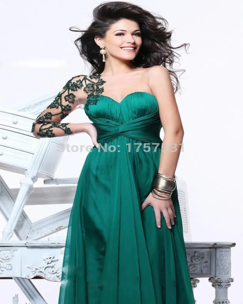 Вечерние платья бант кружево одно плечо шифон ну вечеринку свадебные феста