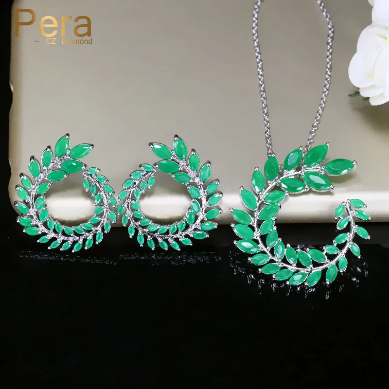 Ожерелье и серьги женские с фианитом серебристого цвета|necklace and earring set|necklace