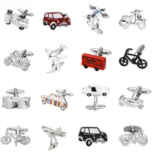 MeMolissa-gemelos de autobús Vintage, 18 estilos, moda, novedad, tráfico, coche, avión, bicicleta, diseño de motocicleta, Material de cobre