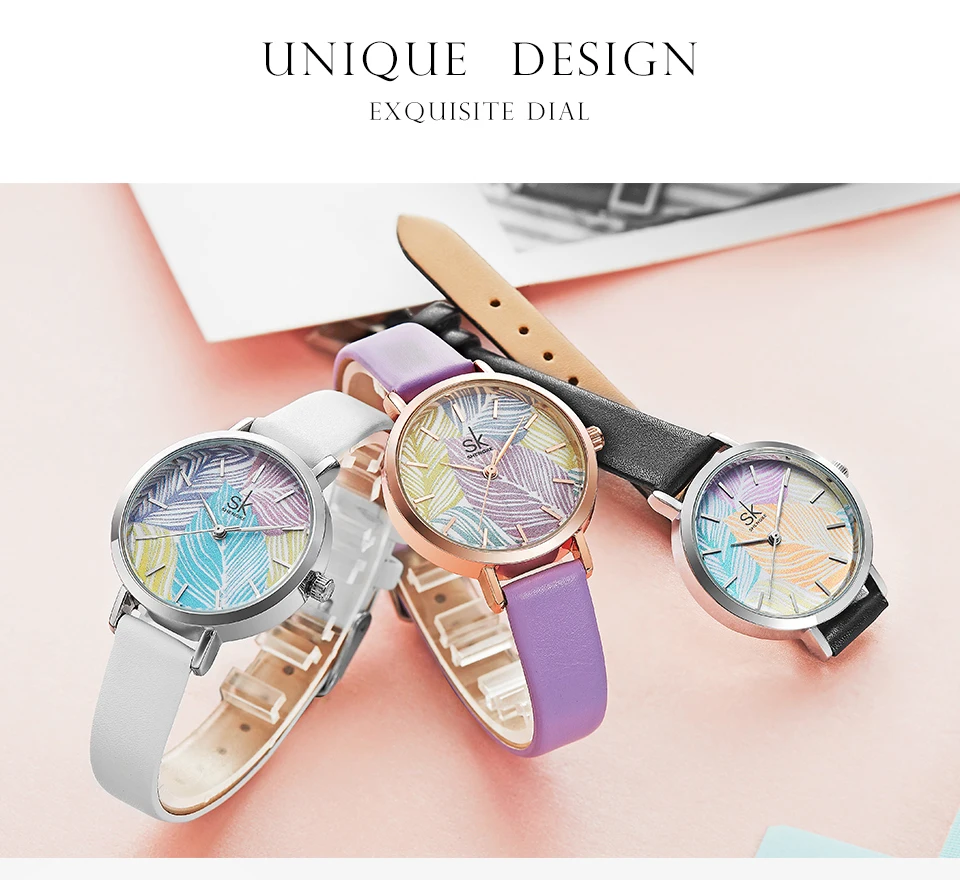 Shengke часы женские Брендовые женские модные кожаные часы Reloj Mujer SK креативные кварцевые часы лучшие подарки для женщин# K8057