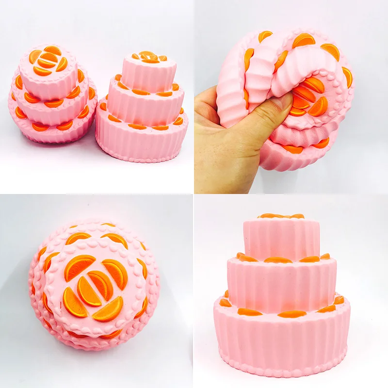 

Squishy 1pcs Kawaii Squishy Jumpo Cute Cake Squishy Slow Rising Kids Gift Squeeze Toys Scented Fruit Orange Cake Squishy
