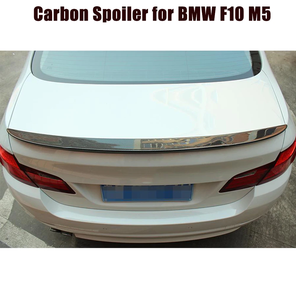 Автомобильный задний спойлер из углеродного волокна для BMW 5 серии F10 528i 535i 550i M5 M