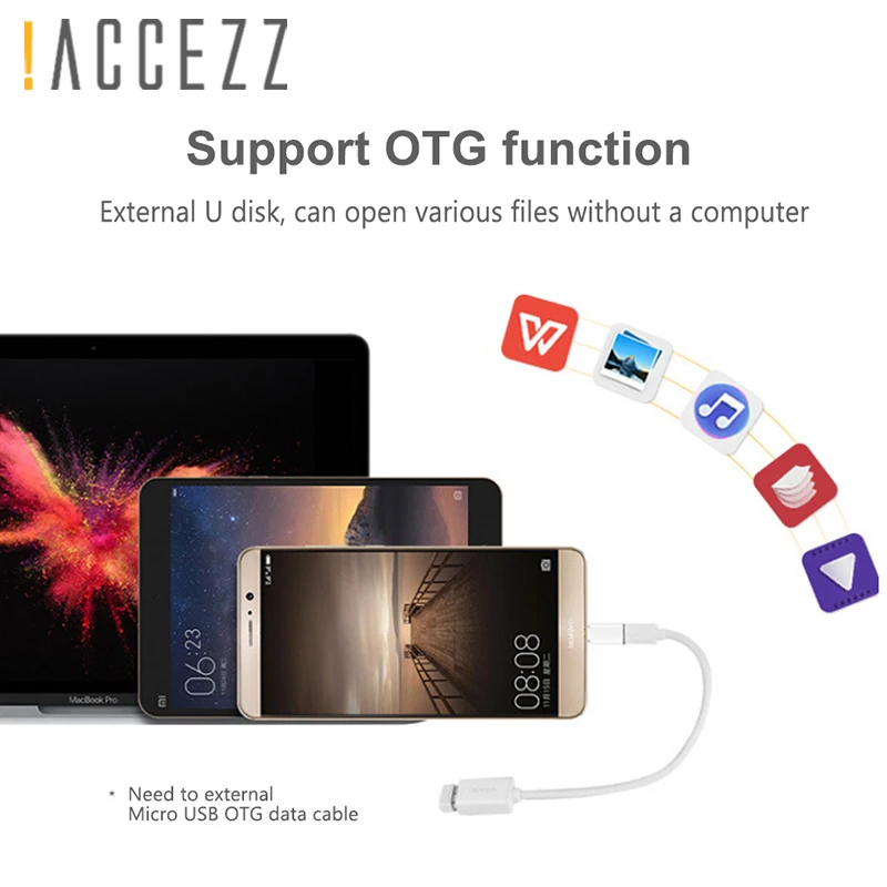 ! ACCEZZ OTG USB Type C к Micro кабель адаптер конвертер для One Plus 5 Xiaomi5 6 Samsung Galaxy S8 S9 зарядки