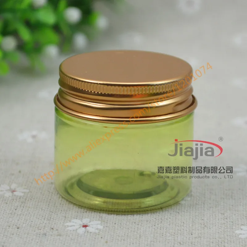 25 грамм светильник зеленая PET косметический Опарник с черным/золотой/коричневый