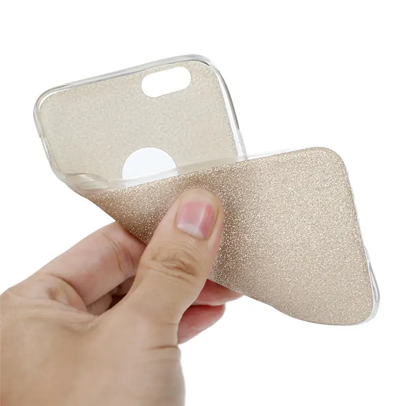 Bling Роскошный блеск гель чехол для iPhone 6 plus/6 S Plus 5.5 &quotзащитный прозрачный ультра