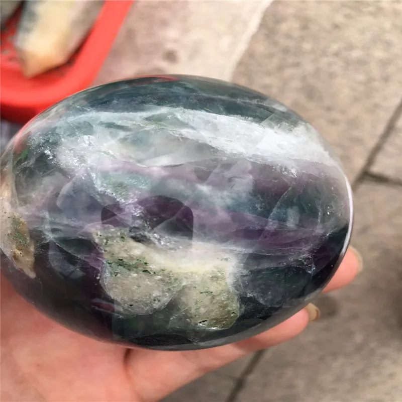 

New style natural fluorite ball, colorful crystal fluorite ball home decoration