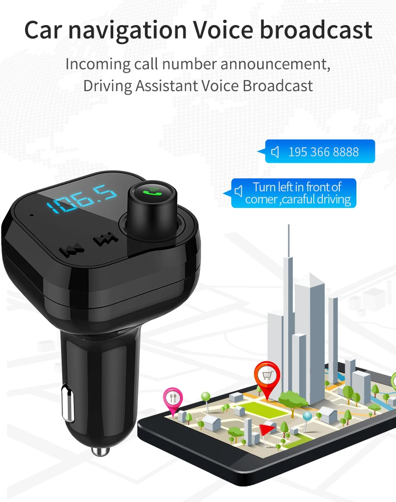 JINSERTA fm модулятор Bluetooth автомобильный комплект громкой связи аудио радио музыка Mp3