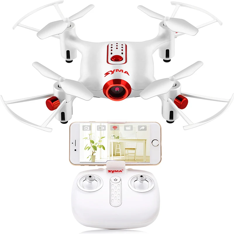 SYMA X20W мини Дрон Wi Fi камера FPV в режиме реального времени пульт дистанционного