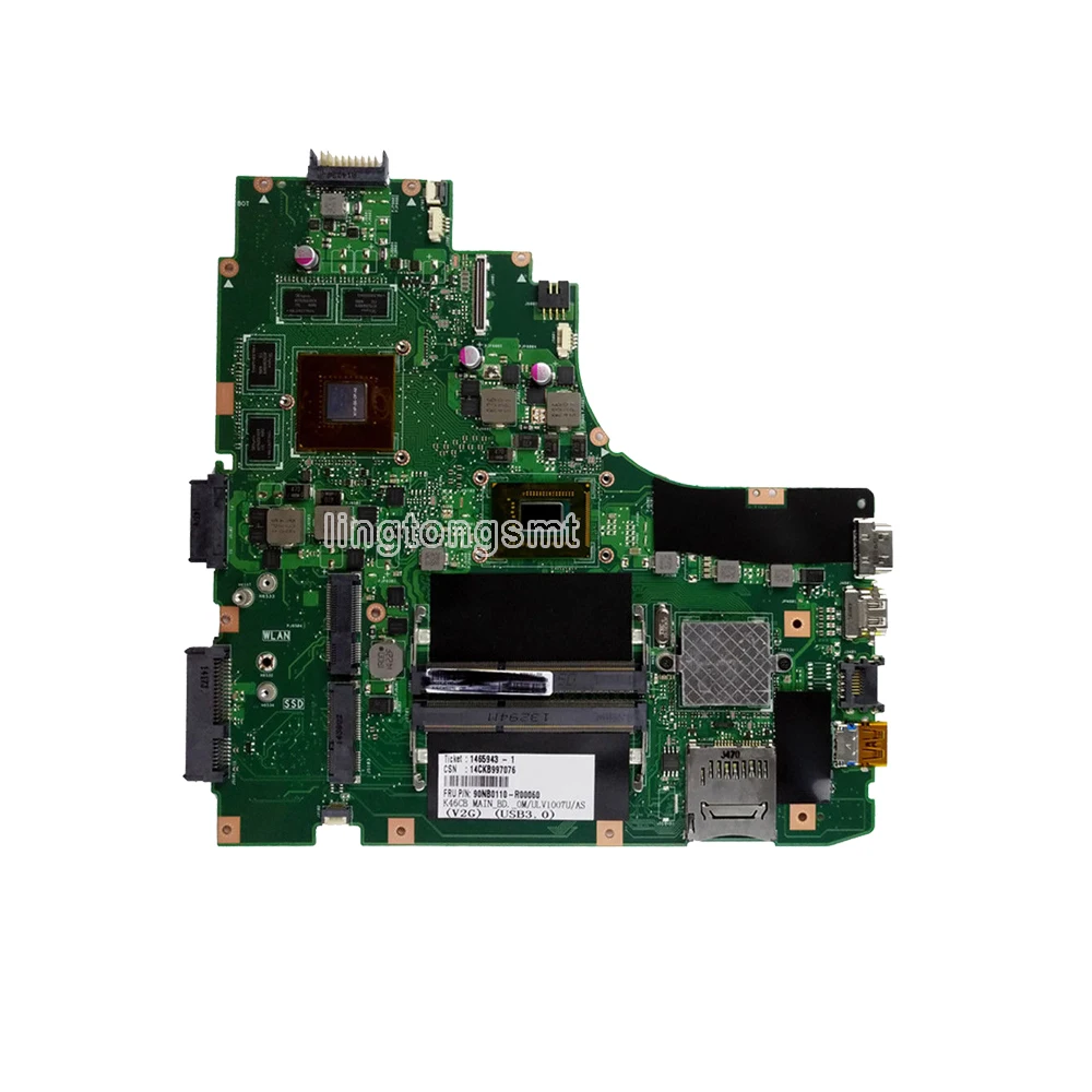 K46CB GT635M/GT740M для Asus K46CM K46CA K46C S46CB материнская плата ноутбука интегрированная GT630M с I7