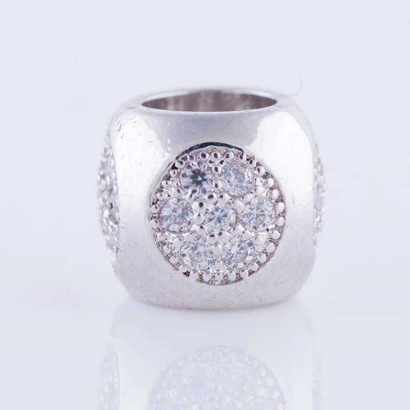 Оптовая продажа Bijoux горный хрусталь квадратный бисер микро проложить