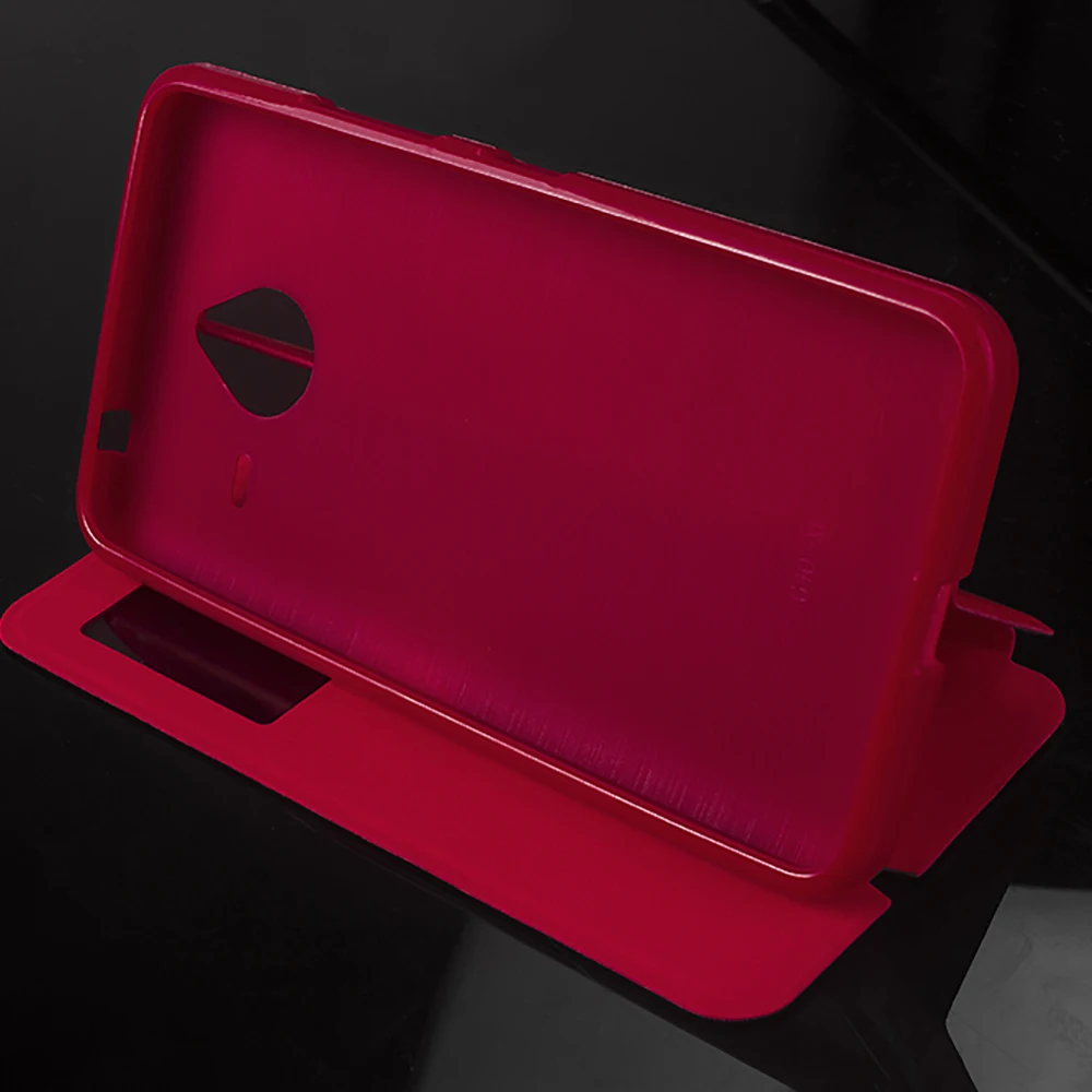 Чехол из искусственной кожи с двойным окном 5 7 дюйма для Microsoft Lumia 640 Xl чехол Nokia 640Xl