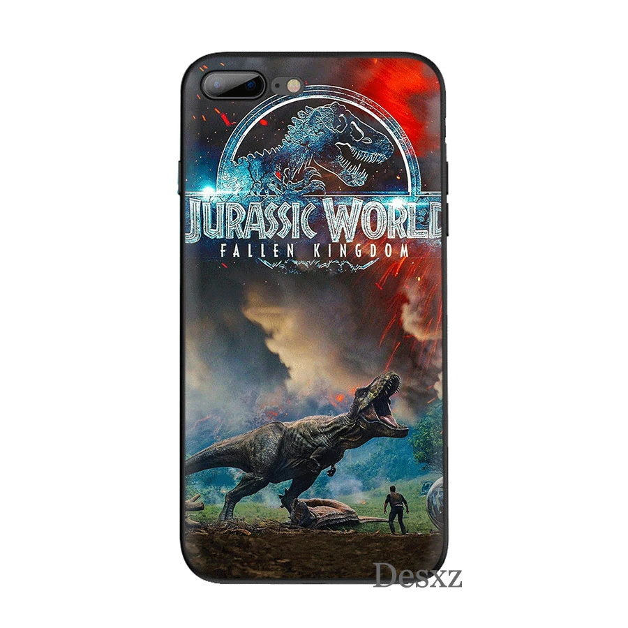 B5 Силиконовый чехол ТПУ для мобильного телефона iPhone 7, 8, 6, 6s Plus, iPhone 11 Pro, X, XS, Max, XR, 5, 5S, SE, чехол, Парк Юрского периода, динозавр, мир, оболочка - Цвет: B5