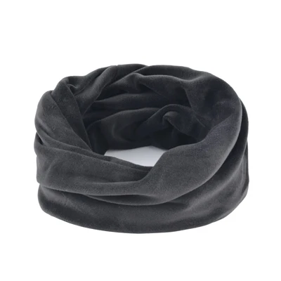 BLACK Бренд TQMSMY, Одноцветный, унисекс, шарф-воротник, для женщин, Skullies Beanies, шарф-кольцо для зимы, теплая Женская бархатная Шапка-бини, шапки TMDH13 - Цвет: BLACK