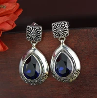 925 sterling silver jewelry wholesale craftsmanshipstone archaize palace fashion silver earrings