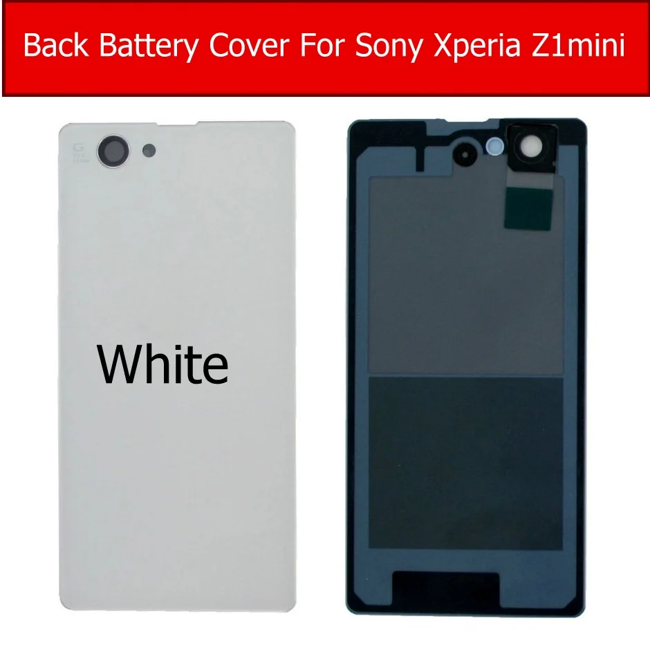 Задняя крышка батарейного отсека стеклянная для Sony Xperia Z1 Mini / Compact M51W D5503 задняя
