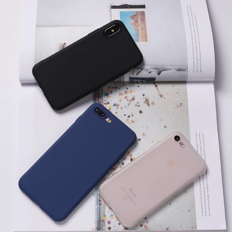 Silicone Solid Candy Matt Simple Soft Phone Thin Fundas Capa Coque Back Cover For iPhone 14 14ProMax 14Plus 13Promax 13 12 11