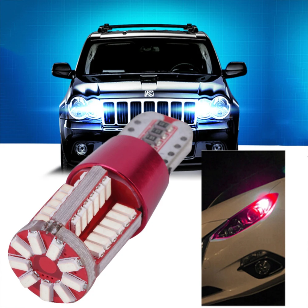 Автомобильные Лампы Canbus T10 57 SMD 3014 W2.1x9.5d W5W 192 белые 12 В автомобисветодиодный