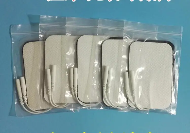 40pcs large Electrode Pads Self Adhesive Replacement Tens Physical Therapy ReusableTENS Unit Patches Pad messager 6*9CM |