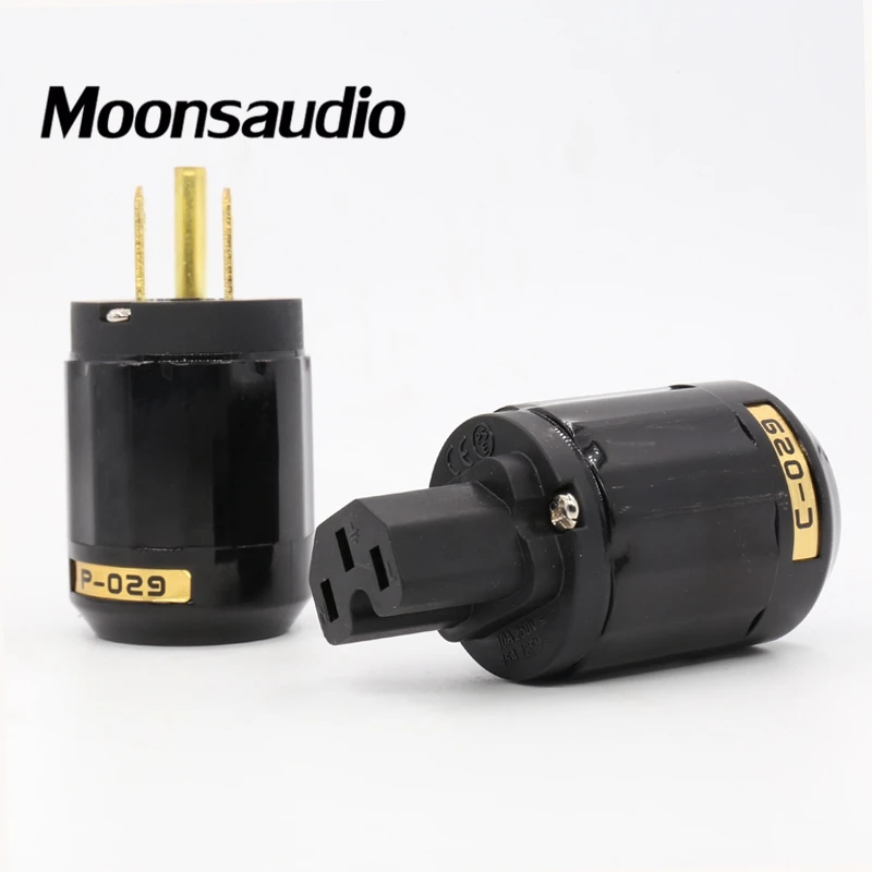 10 пар P 029/C 029 латунь Версия США IEC разъем питания для аудио кабель питания|power plug|iec