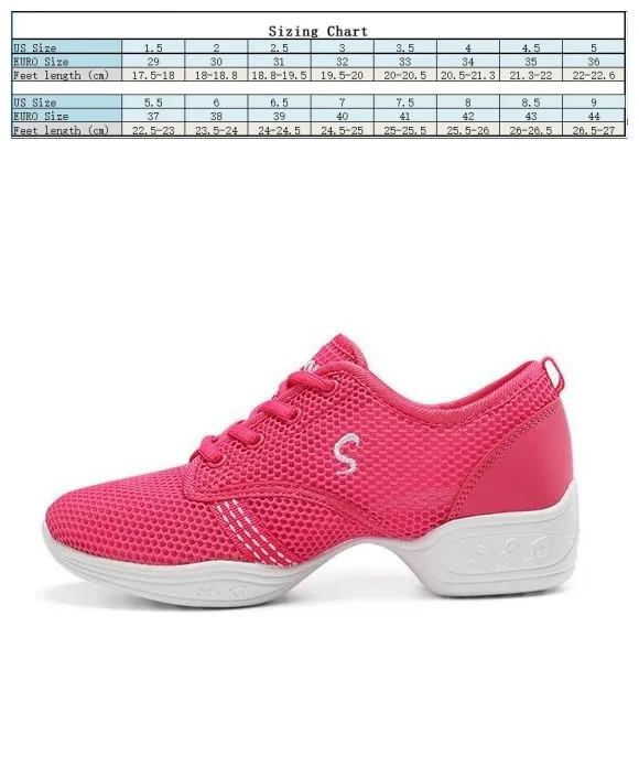 Hot Pink Летние белые женские спортивные кроссовки; женские Танцевальные Кроссовки; Танцевальная обувь в стиле хип-хоп; джазовые кроссовки для женщин и девочек - Цвет: Hot Pink