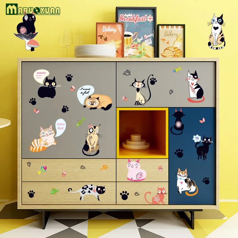 Кот Бесплатная поместить детей Спальня шкаф прикроватной тумбочке Задний план