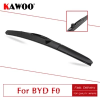 kawoo for byd f0262009 2010 2011 2012 2013 2014 2015 2016 2017 2018 auto car wiper blades natural rubber fit u hook type arms