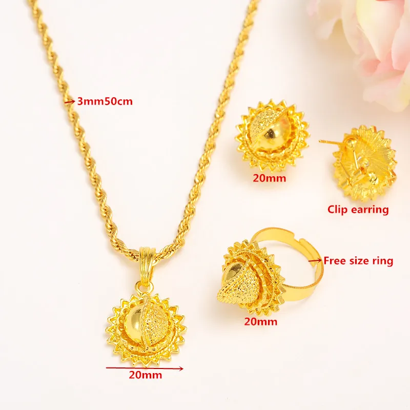 Bangrui 2017 новые золотые ювелирные наборы серьги кольцо с подвеской Традиционные