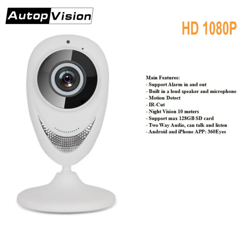 EC8 L10 185 градусов рыбий глаз 2MP Wi Fi ip камера ИК 10 м ночного видения 1080 P full hd камеры