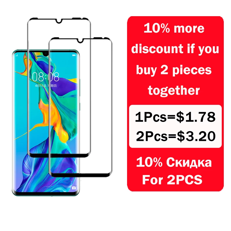Защитное стекло для huawei p30 lite закаленное p 30 pro hauwei huavei Защитная пленка экрана