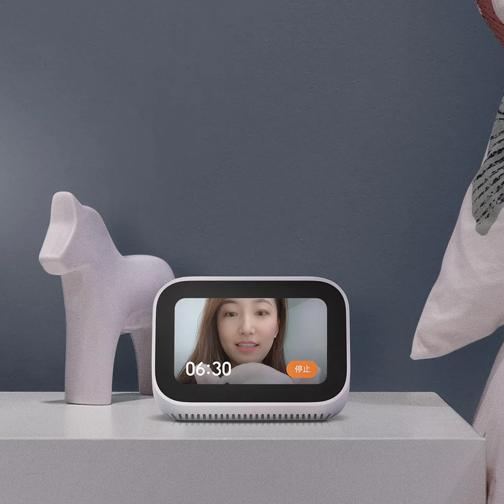 

New Xiaomi AI Touch Screen speaker Bluetooth 5.0 Speaker Digital Display Alarm Clock WiFi Smart Connection Speaker Mi speaker