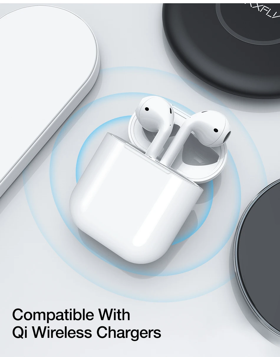 Caseier Qi Беспроводная зарядная коробка для AirPods защитная сумка Беспроводная Быстрая зарядка коробка приемник для Airpod Earpods чехол Зарядное устройство