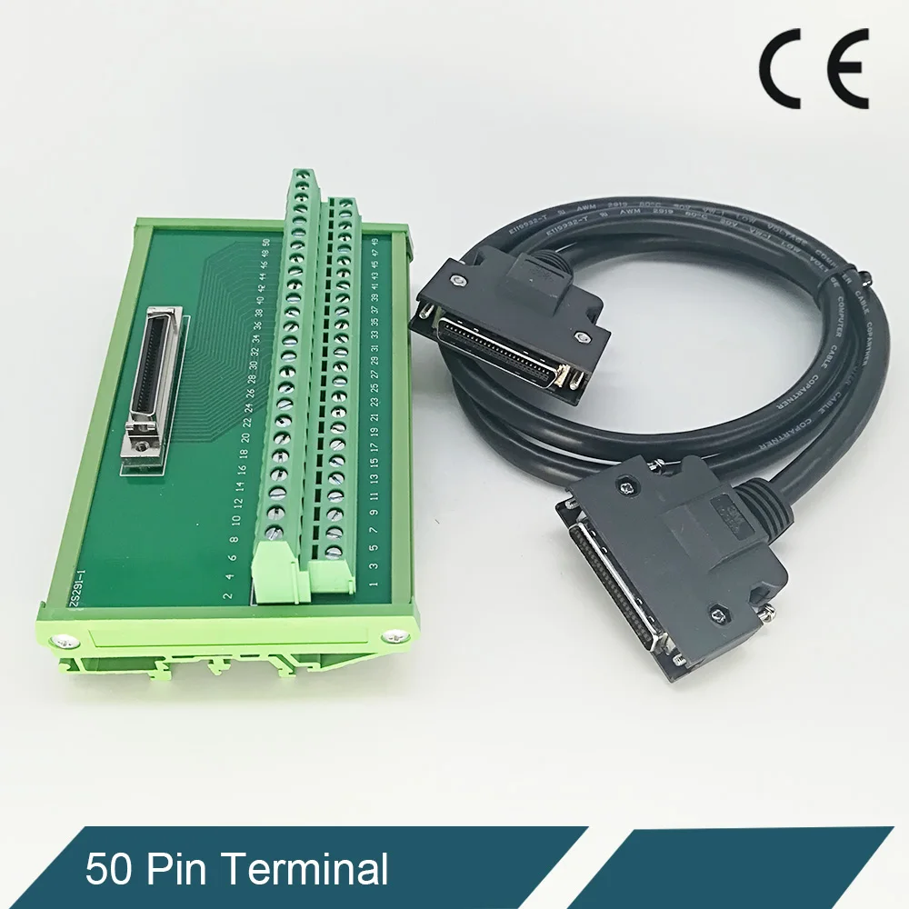 Advantech адаптер SCSI 50 штырьковый разъем Плата подключения Блок карты с кабелем 50 см 100 см