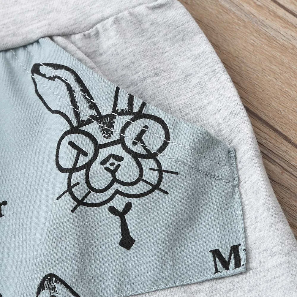 Комплект модной детской одежды из 2 предметов для мальчиков и девочек топ с