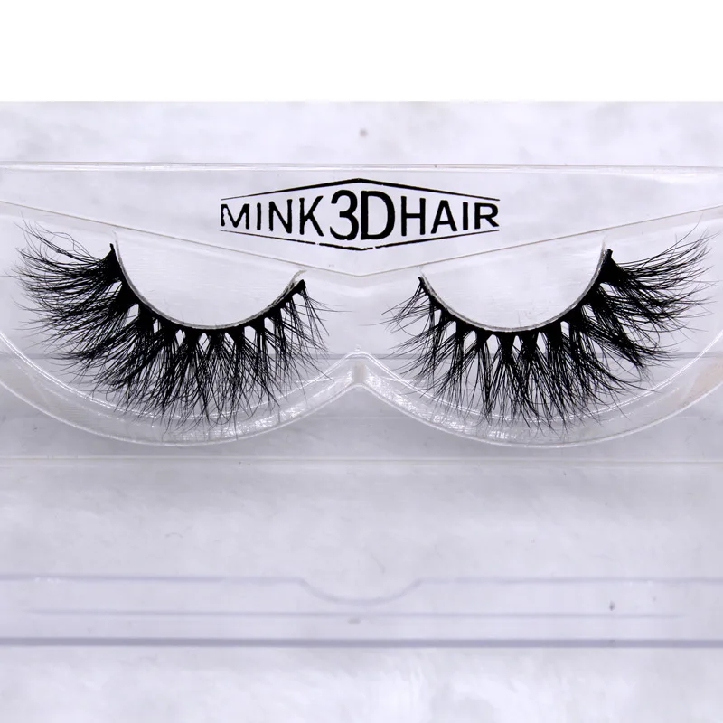 L023 3D mink hair Thick Long False Eyelashes Natural Fake Eye Lashes Professional Makeup Crossing Full Strip Wispy | Красота и