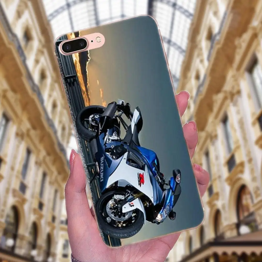 Мотоцикл Suzuki GSXR 1000 для Huawei P7 Honor 4C 5A 5C 5X 6 6C 6A 6X 7 7X 8 9 V8 V10 Y3II Y5II Y6II G8 Play Lite TPU