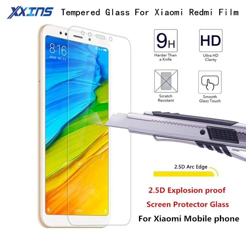 Закаленное стекло для Xiao mi Red 6 6A 5A Note 4 4X5 7 Pro 8 lite A1 A2 5X 6X x 3 global Pocophone F1 защитный
