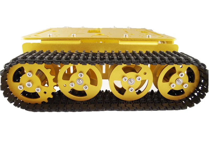 RC трек Крепление Модель T200-M золотого сплава DIY Танк шасси Robbot | Игрушки и хобби