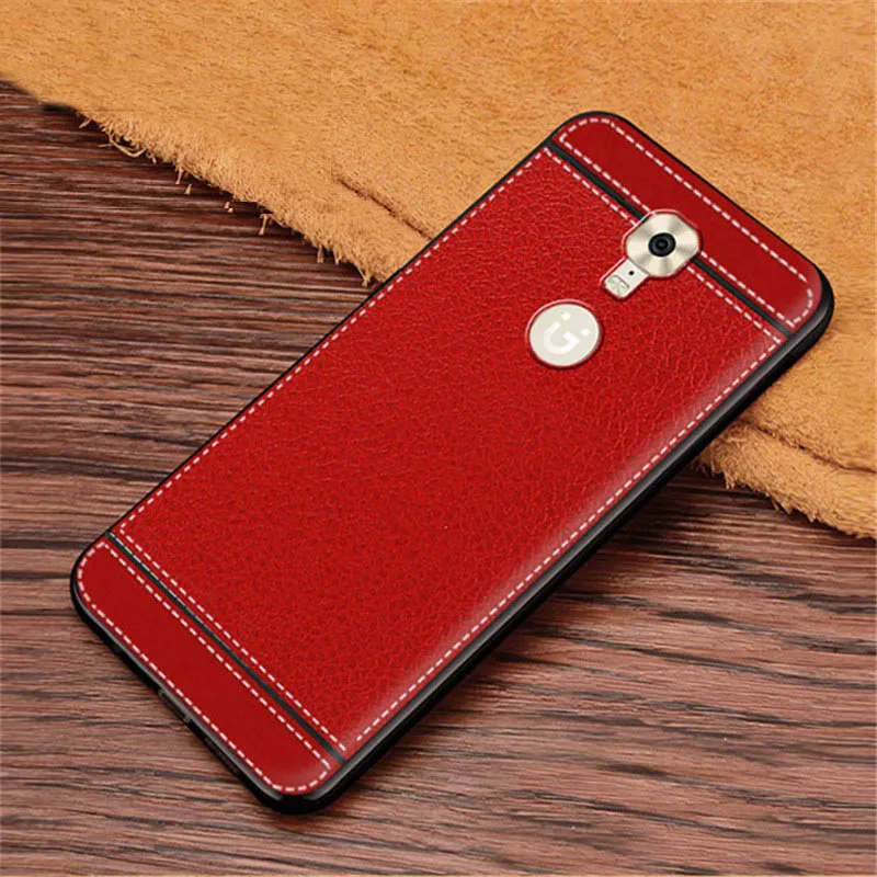 Чехол Gionee M6 с текстурой личи мягкий чехол из тпу чехлы для Etui Kryt |