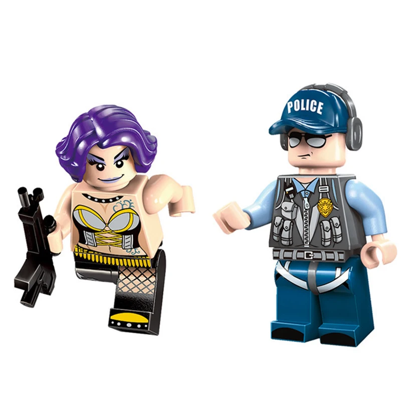 275 шт. детские строительные блоки игрушка Совместимость с legoingly city Police series тайно