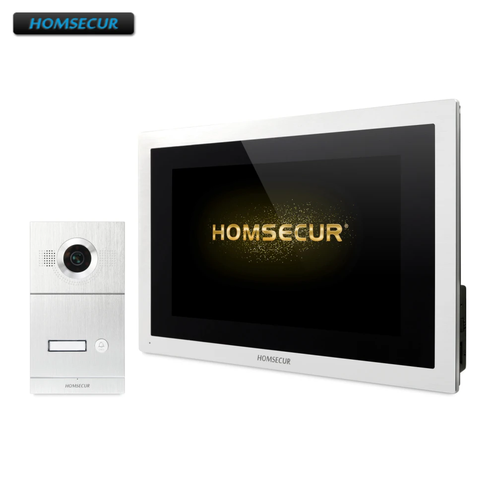 

HOMSECUR 4 Wire AHD Video Door Entry Phone Call System with Aluminium Alloy Camera 170 Degree BC121HD-1S+BM114HD-S