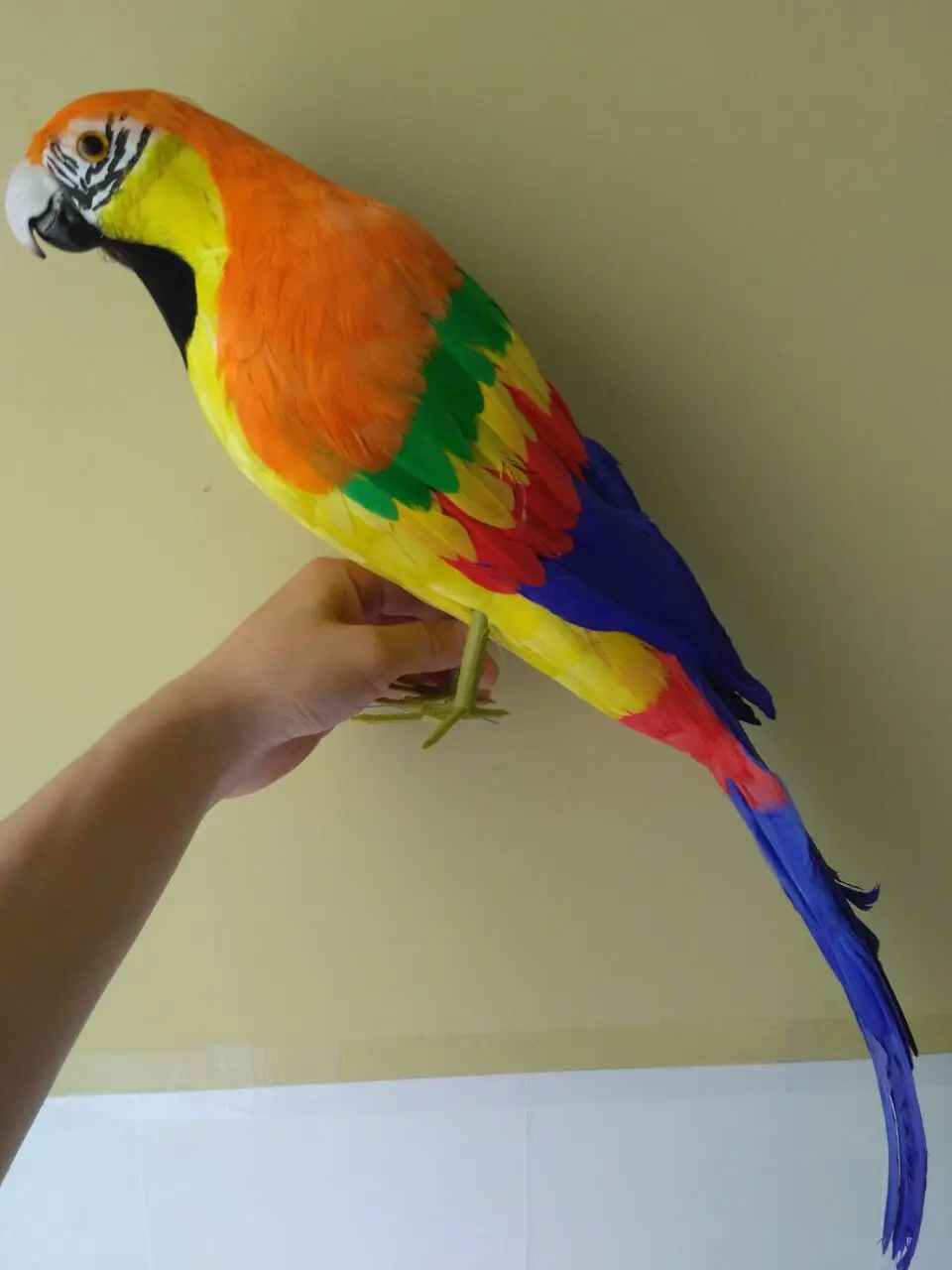 simulation bird large 65cm parrot model foam&ampfeathers colorful handicraft party prop home garden decoration gift d1209 | Дом и сад