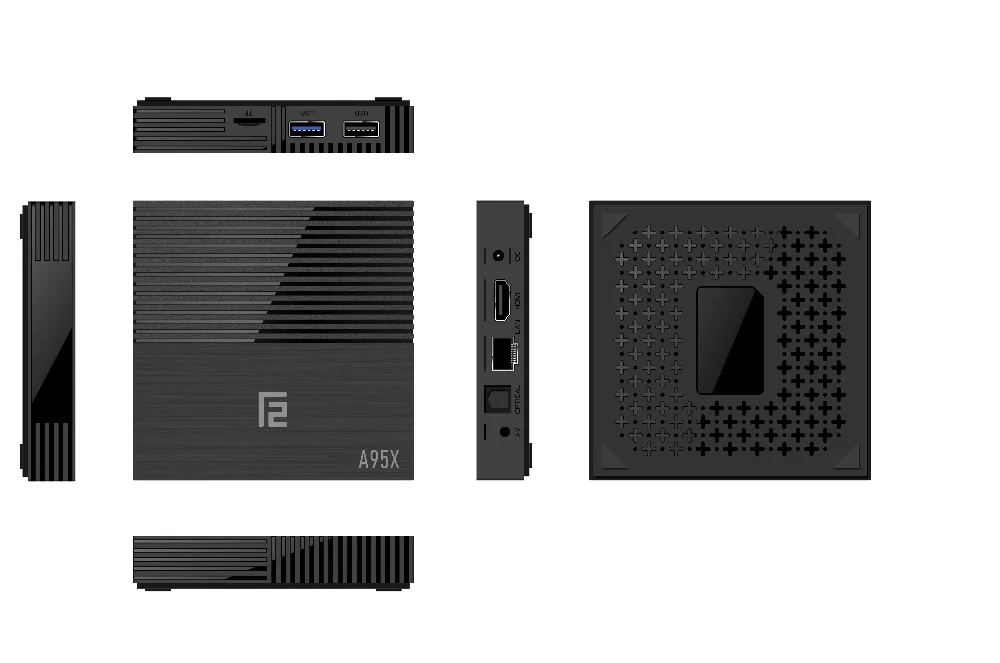 10 шт. A95X F2 Android 9,0 ТВ приставка Amlogic S905 X2 4 ГБ DDR3 64 Гб 2,4G/5G двойной WiFi USB3.0 BT4.2 4 к H.265 Смарт медиаплеер