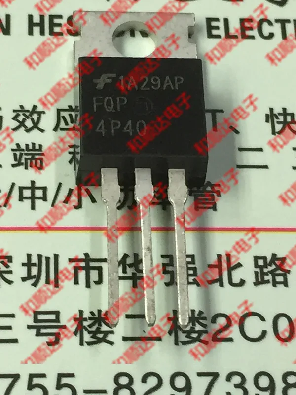 Новый Оригинальный FQP4P40 TO-220 P 400 В -4А DIY электронные | Электронные компоненты и