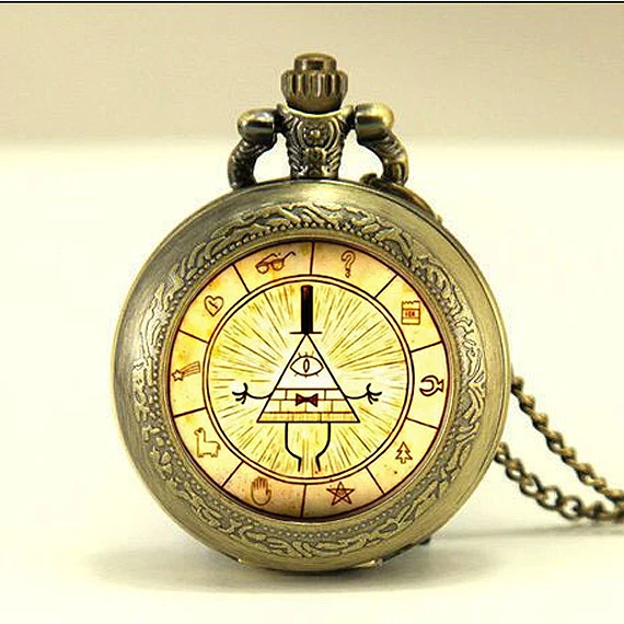 Новинка карманные часы в стиле стимпанк драма мультфильмы таинства Билла колесо