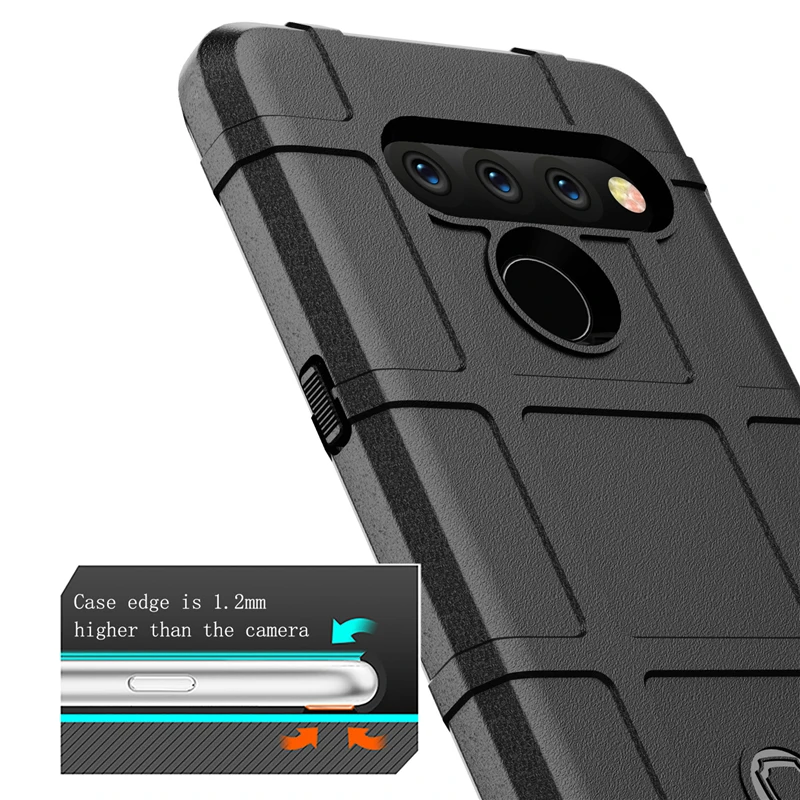 Для LG V30 V40 V50 Плюс ThinsQ Signature Edition 2017 2018 Тяжелый военный уровень защиты броня Анти-ударный TPU PC Чехол Крышка.